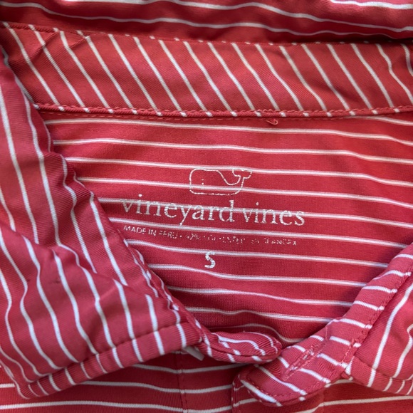Vineyard Vines Performance Polo Shirt Mens Small Striped Golf Preppy - Picture 5 of 8